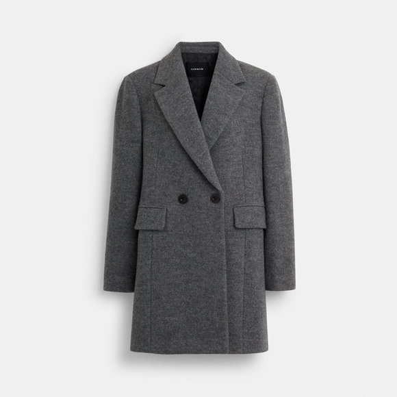 NWT Coach Outlet Wool Chester Coat - Picture 1 of 6